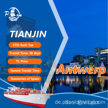 Meeresfracht von Tianjin bis Antwerpen